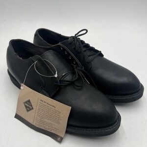 Red Wing Oxford Shoes Mens 9.5 Black Gore-Tex Waterproof Postman 9183 USA